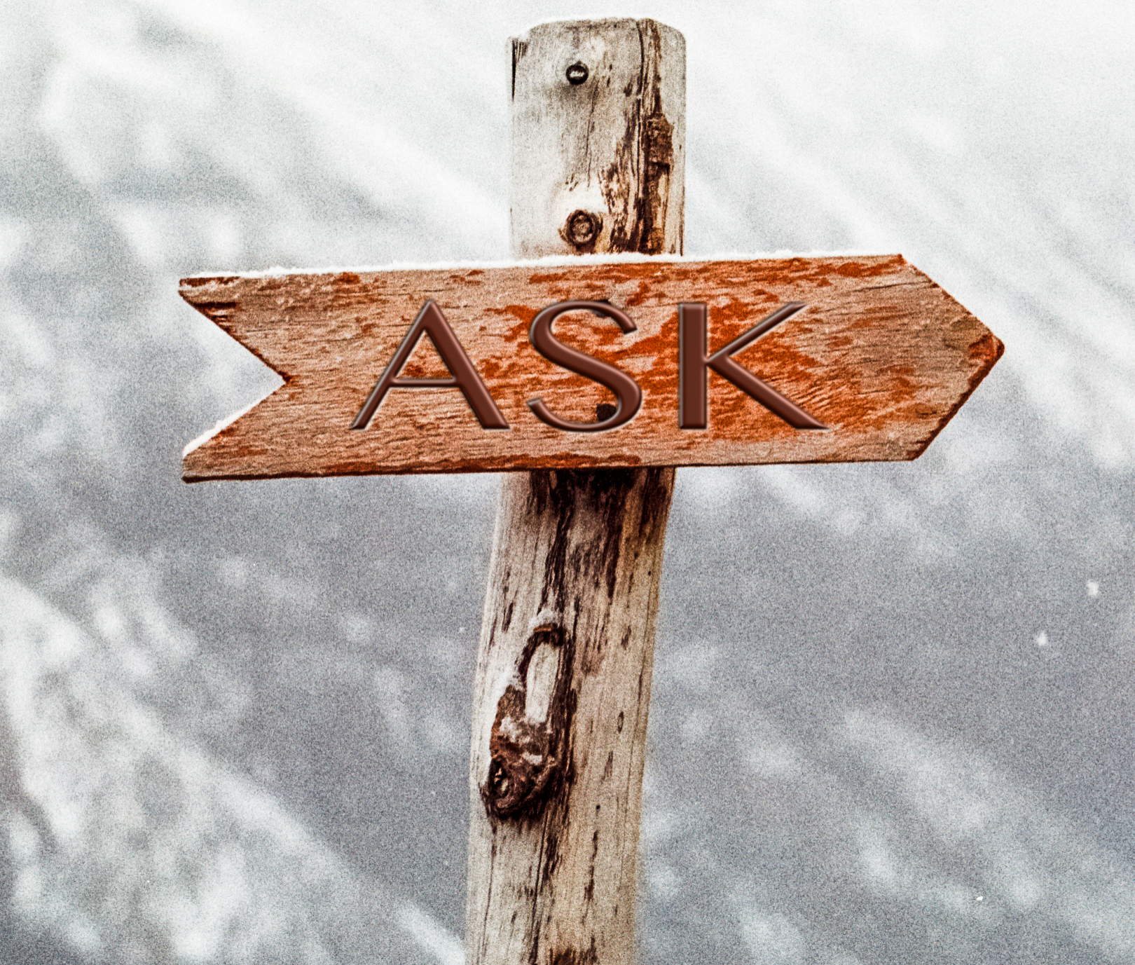 If you don't ask the question, how do you think you'll get an answer? 