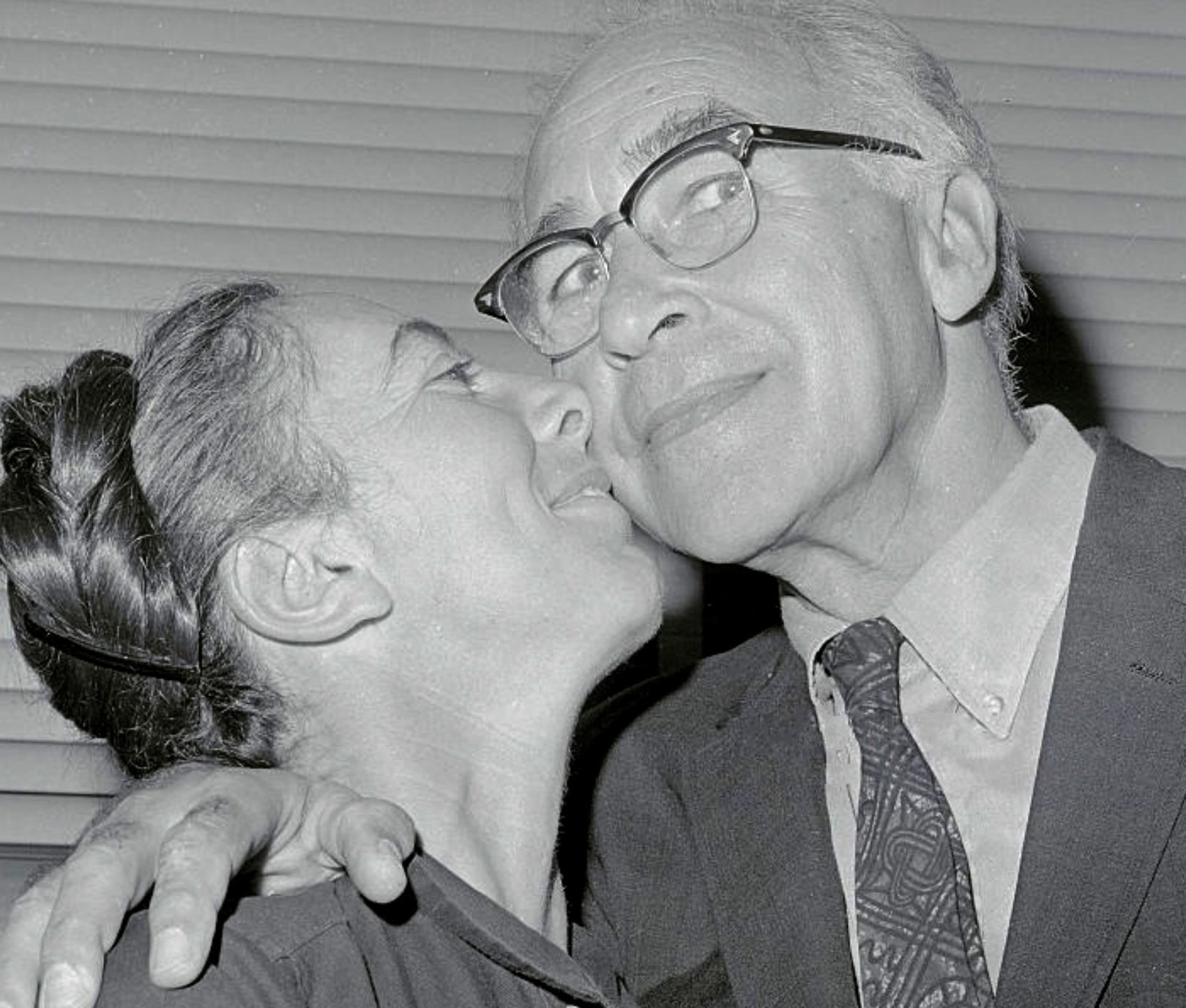 George Wald and his Wife in 1967 for Nobel prize work with visual cycle 