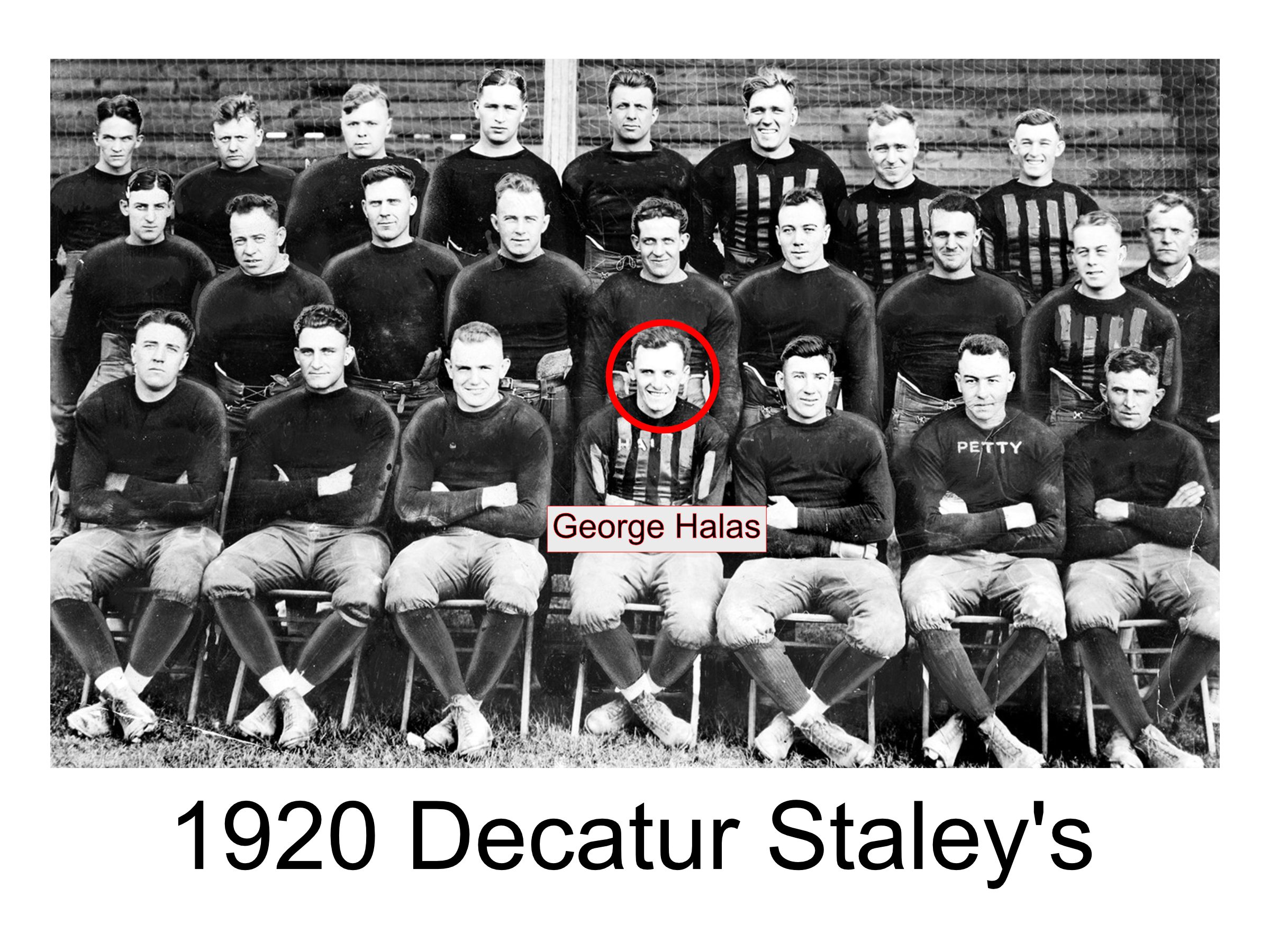 George Halas 1920 staleys