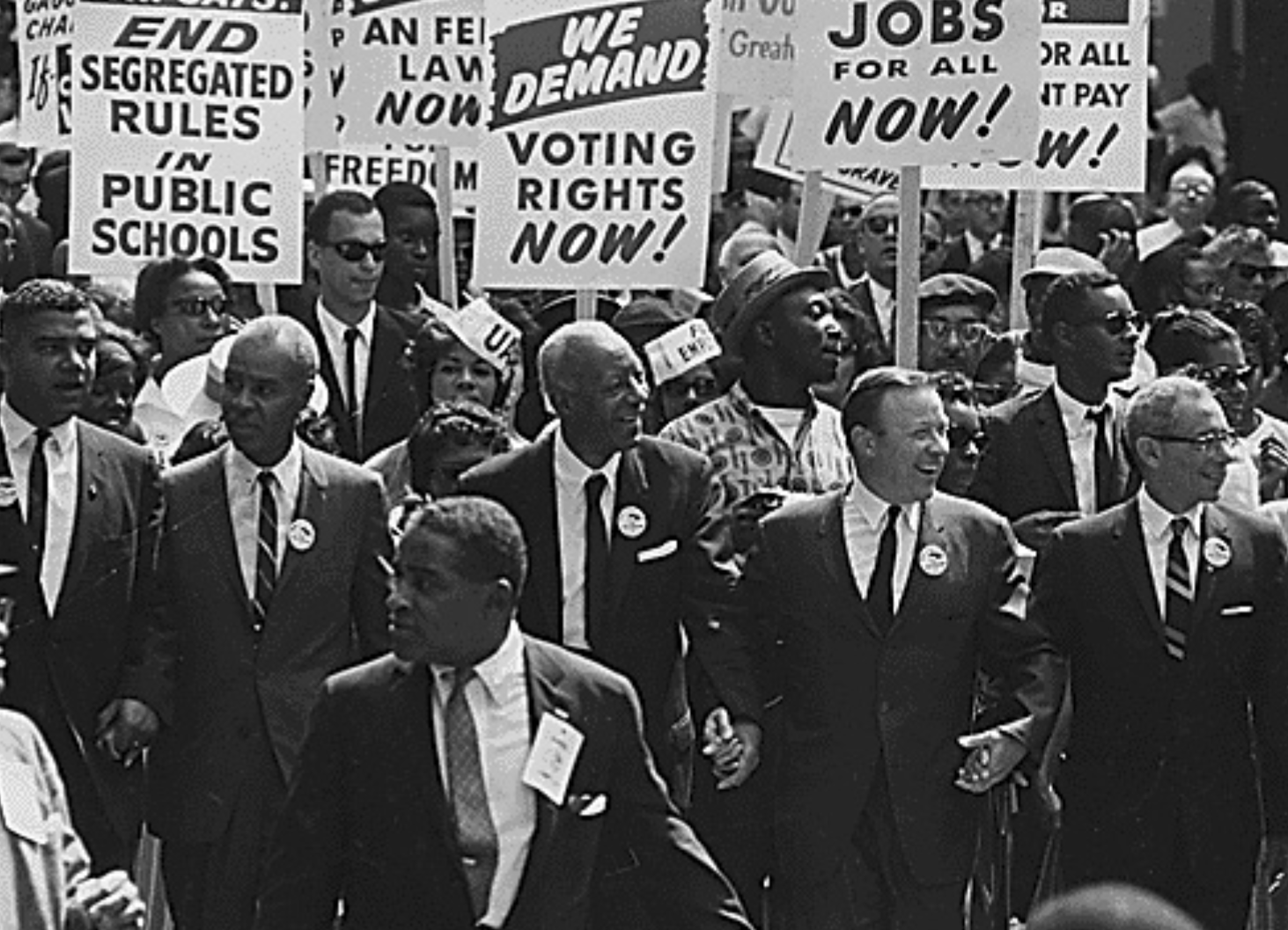 Asa leading March in Washington 1963