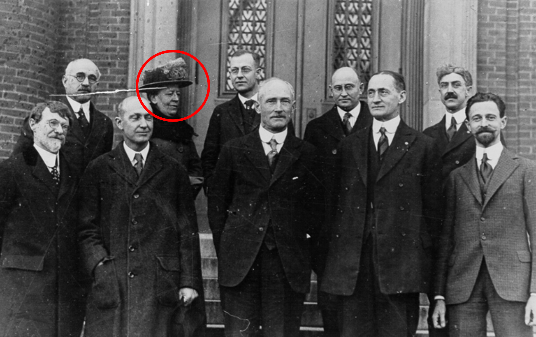 Mary Calkin with top psychiatrist