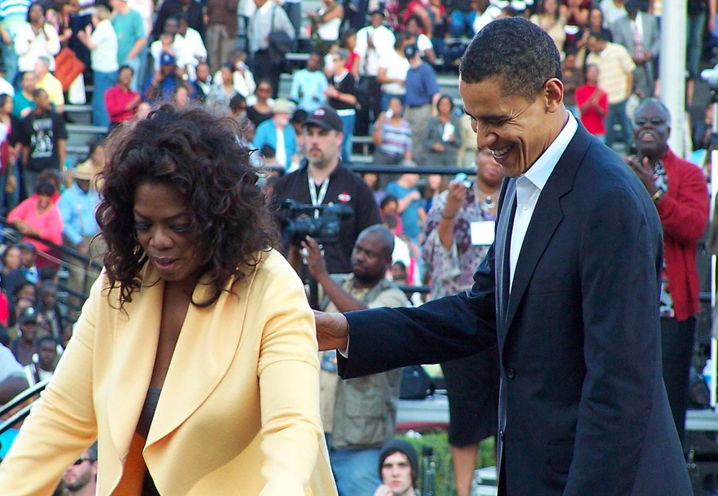 Oprah and Barack